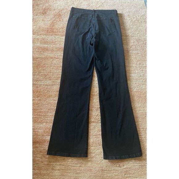 NYDJ Tummy Tuck Jeans Black Bootcut Studded Sides Size 10 Made in USA - Picture 8 of 9